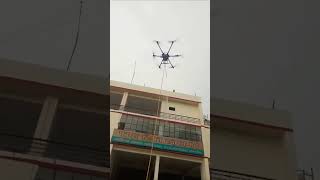 Fire fighting Drone shortvideo trending TheSaan [upl. by Alair]