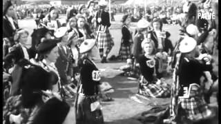 Highland dancing  Cowal Gathering 1950  No sound [upl. by Elram127]