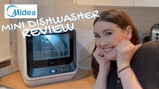 WE HAVE A DISHWASHER  MIDEA Mini Dishwasher Unboxing review general rambling and excitement [upl. by Eadwine673]