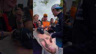 Melbourne loves Logan Sargeant F1 AusGP [upl. by Hnahym]