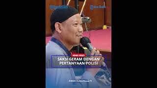 Saksi Bentak Polisi di Sidang Prapid Pegi Setiawan [upl. by Oiratnom526]