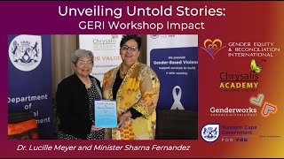 Unveiling Untold Stories GERI Workshop Impact — interview with government Minister Sharna Fernandez [upl. by Eerak]