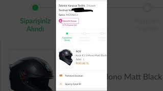 AGV Kask Aldım  agv 250rr voge250rr motor ls2 ankara kask [upl. by Yehudit]