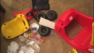 Little Tikes Cozy Coupe 30th Anniversary Car Non Assembled Standard Packaging Review [upl. by Peonir165]