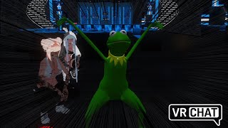 Kermit goes baddie hunting on VRChat [upl. by Nnylirehs57]