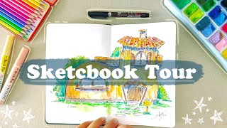 ★ Sketchbook Tour July 2024 Canson Mixed Media Sketchbook [upl. by Mauve]