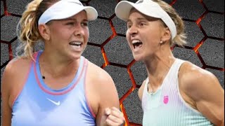 Liudmila Samsonova vs Amanda Anisimova  Australian Open 2024 [upl. by Rikahs]