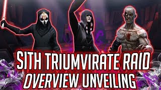 Sith Triumvirate Raid Overview Guide  Gameplay Unveiling  Star Wars Galaxy of Heroes [upl. by Jeane264]