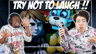 FNAF Security Breach Try Not to Laugh Animations CHALLENGE Reaction [upl. by Idonna]