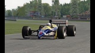 Williams FW11B F1 1987 Imola 1988 Nigel Mansell Assetto Corsa TV cam  onboard [upl. by Iegres]