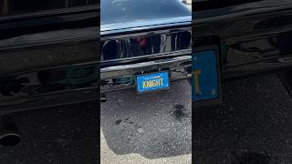 KITT Knight rider car license plate flip [upl. by Drageruaeb]