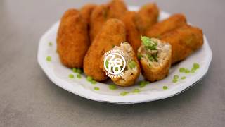 Croquete de peixe desfiado e talos verdes  Chef Carrefour Desperdício Zero [upl. by Danete]