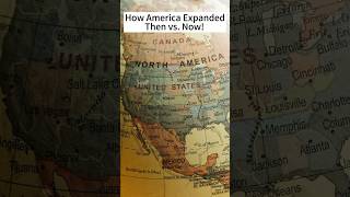 How America Expanded Then vs Now🇺🇸 americanhistory dinush america mapofamerica [upl. by Grae859]