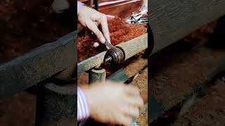 Palm treewoodworking woodcleaning wood howtomakekitchenworkeasier [upl. by Fairfax27]