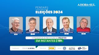 DEBATE DE PELOTAS  PENSAR ELEIÇÕES 2024  01102024 [upl. by Ardella]