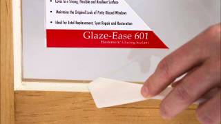 HowTo Glaze your sash windows using ART GlazeEase 601 [upl. by Sosthina232]