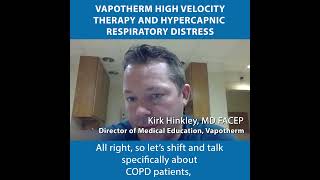 Vapotherm High Velocity Therapy and Hypercapnic Respiratory Distress [upl. by Ninahs]