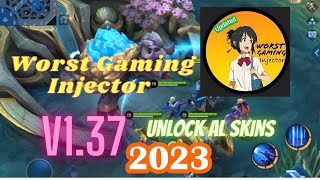 New Worst Gaming Injector new update 2023  Unlock ALL New Skins [upl. by Ylimme]