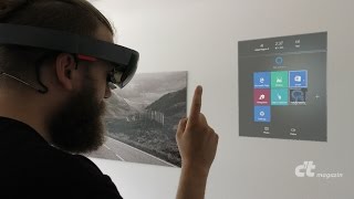 Microsoft HoloLens im ctTest [upl. by Ansilma]