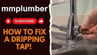 HOW To fix a dripping tap [upl. by Oznarol721]