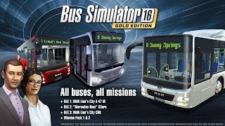 Bus Simulator 16 Gold Edition  Official Trailer EN [upl. by Katonah68]