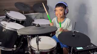 One Way Ticket Drum Cover Jenievie Taan Cover Sayawan na po [upl. by Oetam]