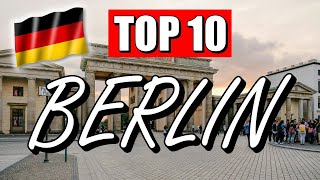 TOP 10 SEHENSWÜRDIGKEITEN in BERLIN die DU sehen MUSST  Berlin Sehenswürdigkeiten [upl. by Eniak120]