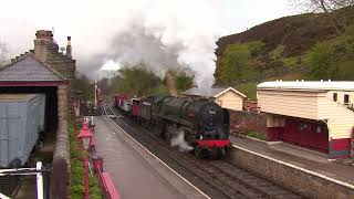 Britannia No 70000 at the North Yorkshire Moors Railway [upl. by Wheaton]