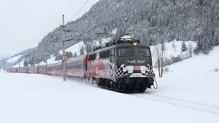 Turnuszüge auf der Giselabahn von Hochfilzen bis Wörgl am 160213 [upl. by Atterol]