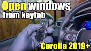 Program Toyota Key Fob to OpenClose Windows [upl. by Anoerb814]