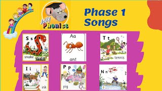 JOLLY PHONICS PHASE 1 SONGS [upl. by Menis]