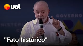 Lula exalta Haddad e comemora reforma tributária Fato histórico [upl. by Goldarina491]