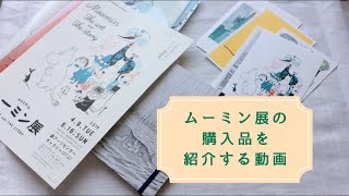 ムーミン展の購入品を紹介する動画  moomin the art amp the story  Haul [upl. by Ruff]