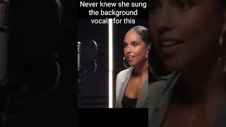 I never knew Alicia Keys sung the background vocals on her song [upl. by Hajile]