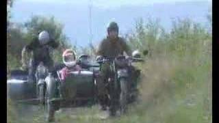 BMW Dnepr MW M72 K750 ural sidecarmud in Bieszczady mountain [upl. by Nnairda690]