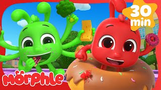 Morphle Learns Healthy Eating 🍩🥦  Cartoons for Kids  Mila and Morphle [upl. by Tybi]