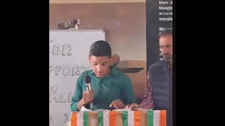 faizan mushtaq  Farewell speech  HSS pogal [upl. by Drahsar]