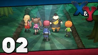 Pokémon X and Y  Episode 2  Santalune Forest [upl. by Ahsen]