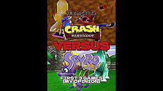 The Crash bandicoot trilogy vs The Spyro the dragon trilogy [upl. by Irvine305]