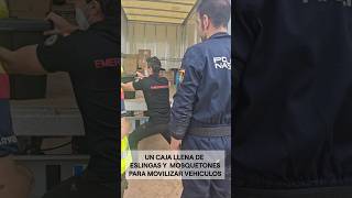 Entrega de material a Policia nacional y gruistassupervivencia dana emergr emergencia [upl. by Penrod]