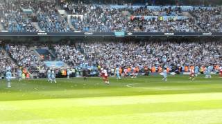 Aguero winning goal from East Stand Lower [upl. by Farmann727]