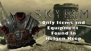 Can I Beat Skyrim Using Only Items and Equipment Found In Helgen Keep  Skyrim Challenge Run [upl. by Lennaj882]