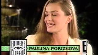 Paulina Porizkova  E Interview [upl. by Annaira]