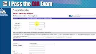 CIA Exam Application Step by Step Guide [upl. by Noremac]