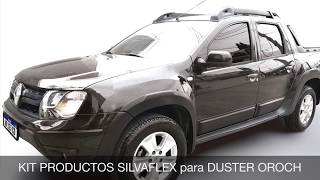 Fenders y molduras Silvaflex para Duster Oroch [upl. by Ahsotan]