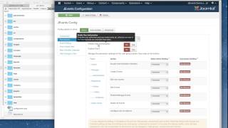 Setting up JEvents and Joomla quickly  Creating a fully functional calendar website in minutes [upl. by Demetra]