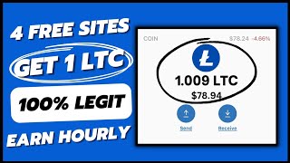 Claim 1 Free LTC  NO Deposit 4 Litecoin Sites Payments Proofs Included [upl. by Grefer]