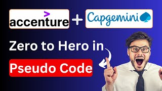 Recent🤯  Accenture amp Capgemini Pseudo Code  Accenture Assessment Test 2024  UBK Anna [upl. by Alleber]