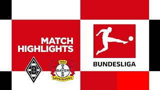 Mönchengladbach vs Leverkusen  Highlights  Bundesliga 202425 [upl. by Aninep265]