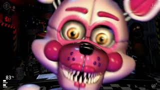 Funtime Foxy Jumpscare  FNAF Ultimate Custom Night [upl. by Kirenoj]